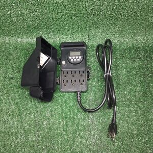 DEWENWILS Outdoor Digital Power Strip Timer,Outdoor Multi Socket Timer